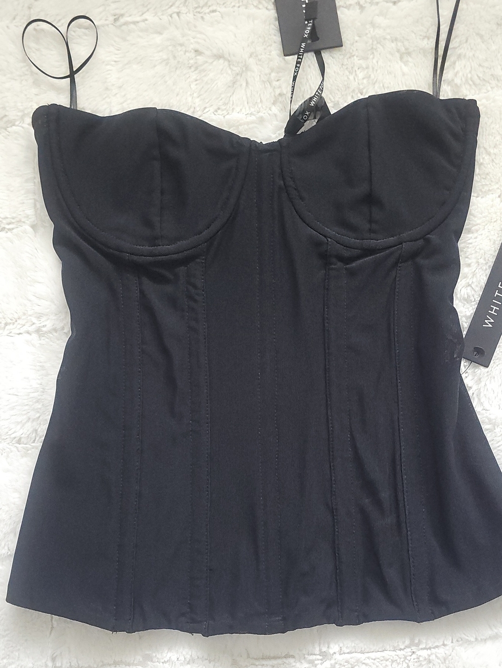 White Fox Pinky promise strapless bustier